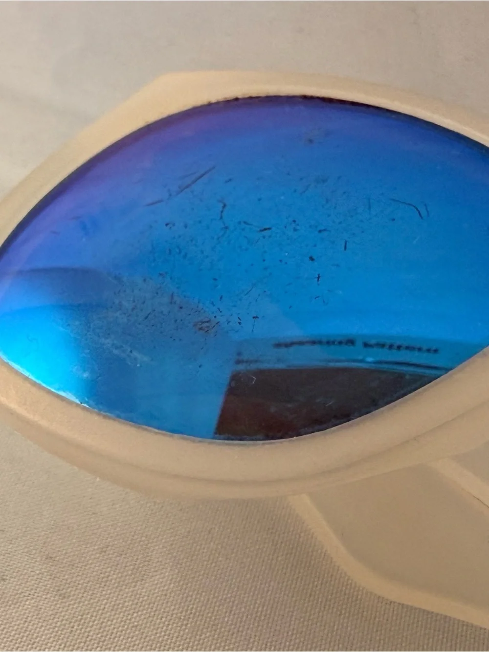 Babiators White Frames with Blue Mirrored Lenses